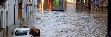 Écija, inundada por tercera vez en diez días