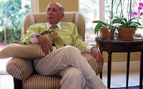 Carlos AndrésPérez, en una imagen de archivo en su residencia de Miami