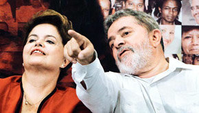 Dilma Rousseff y Lula da Silva
