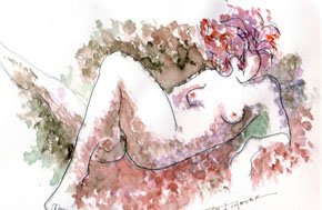 El desnudo artístico en los dibujos de Juan Jiménez viaja a Portugal