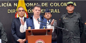 Presidente Santos anuncia el abatimiento de 'Cuchillo'