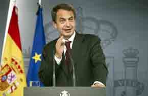El presidente Zapatero agotará la Legislatura actual