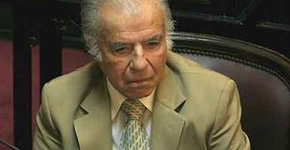 Ex presidente argentino Carlos Menem