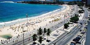 Playa de Copacabana, en Río de Janeiro