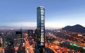 Torre Titanium, en Santiago de Chile