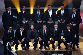 Mourinho, Messi, Marta, Neid y varios españoles, los mejores del Mundo