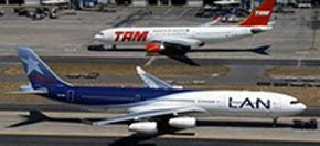 Aerolíneas LAN y TAM se fusionarán entre julio y octubre de este año