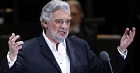 El tenor Plácido Domingo 