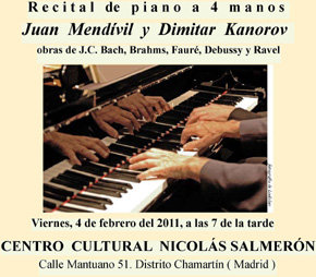 Recital de Piano a 4 Manos