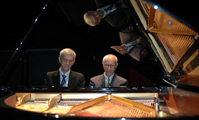 Juan Mendívil (d) y  Dimitar Kanorov, 