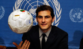 Casillas embajador de buena voluntad de la ONU