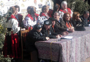 La imagen recoge un momento de la celebración de tan prestigiado evento en la ciudad del Jamón.