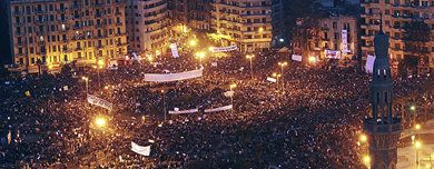 Un millón de personas se han congregado en la Plaza de Tahrir