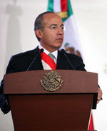 El presidente de México, Felipe Calderón.