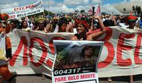 Indígenas piden a la presidenta de Brasil que paralice una presa