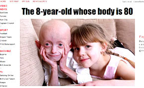 Imagen del diario The Sun, en su edición digital, en la que se ve a Ashanti, de ocho años, y a su hermana Brandilouise, de cinco. 