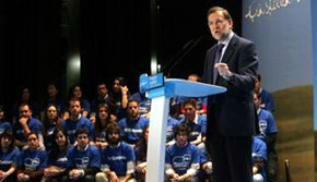Mariano Rajoy, presidente del PP