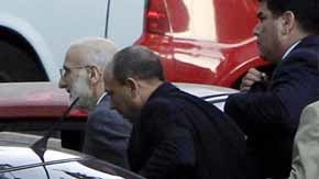 El contratista estadounidense, Alan Gross en el momento de su llegada al tribunal