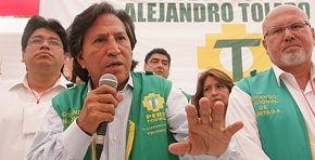 Alejandro Toledo,  favorito para ganar las próximas elecciones presidenciales