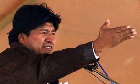 El presidente boliviano, Evo Morales