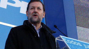 El líder del PP, Mariano Rajoy