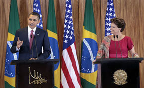 Obama y Rousseff
