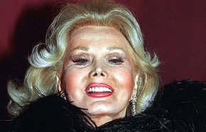 Zsa Zsa Gabor en una imagen de 2010