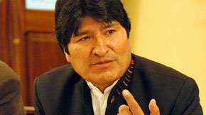 El presidente de Bolivia, Evo Morales 