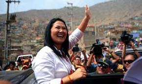 Keiko Fujimori, hija del ex presidente de Perú Alberto Fujimori