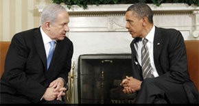 Netanyahu (i) y Obama, el pasado jueves 19 en Wáshington