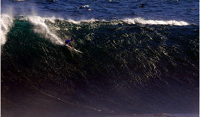 Olas gigantes dan luz verde al campeonato en Punta de Lobos, Chile
 