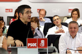 Patxi López, durante el Comité Federal del PSOE. 