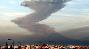 El volcán está ubicado a 55 Km de Ciudad de México 