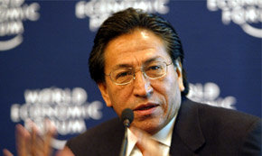 El ex presidente peruano Alejandro Toledo 