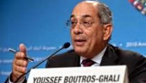 El ex ministro de Finanzas egipcio, Yusef Butros Ghali