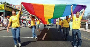 Fiesta del Orgullo Gya, en alguna ciudad española en magen de archivo