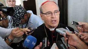 El arzobispo de La Habana, cardenal Jaime Ortega. 

