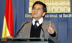 Oscar Coca, uno de los más estrechos colaboradores del mandatario boliviano