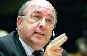 El vicepresidente de la Comisión Europea y comisario de Competencia, Joaquín Almunia