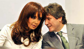 Cristina Fernández y Amado Boudou
