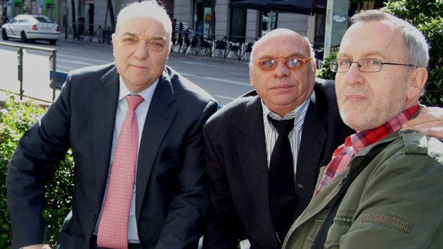 De (i) a (d) Julián Carazo, Quino Moreno y Enrique Lozano