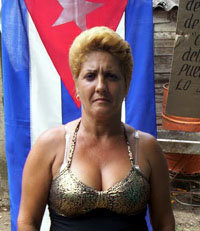 Sabina Martín, hermana del preso político cubano Carlos Martín, en una imagen de archivo de 2010