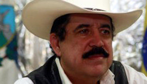 El ex presidente de Honduras Manuel Zelaya 