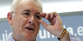 El coordinador general de IU, Cayo Lara

