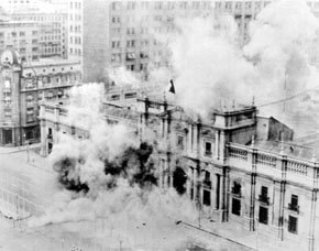 Bombardeo de La Moneda, 11 de septiembre de 1973