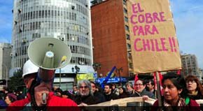 La huelga de la Gran Minería del Cobre en Chile amenaza el gobierno de Piñera