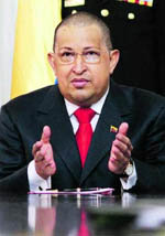El nuevo 'look' de Hugo Chávez, presidente de Venezuela