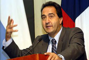 El alcalde de Santiago, Pablo Zalaquett