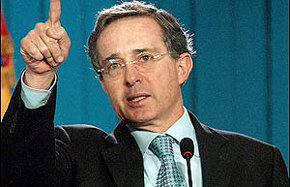 Ex presidente Alvaro Uribe