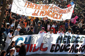 Los estudiantes chilenos: tres meses en la calle contra el gobierno de Piñera